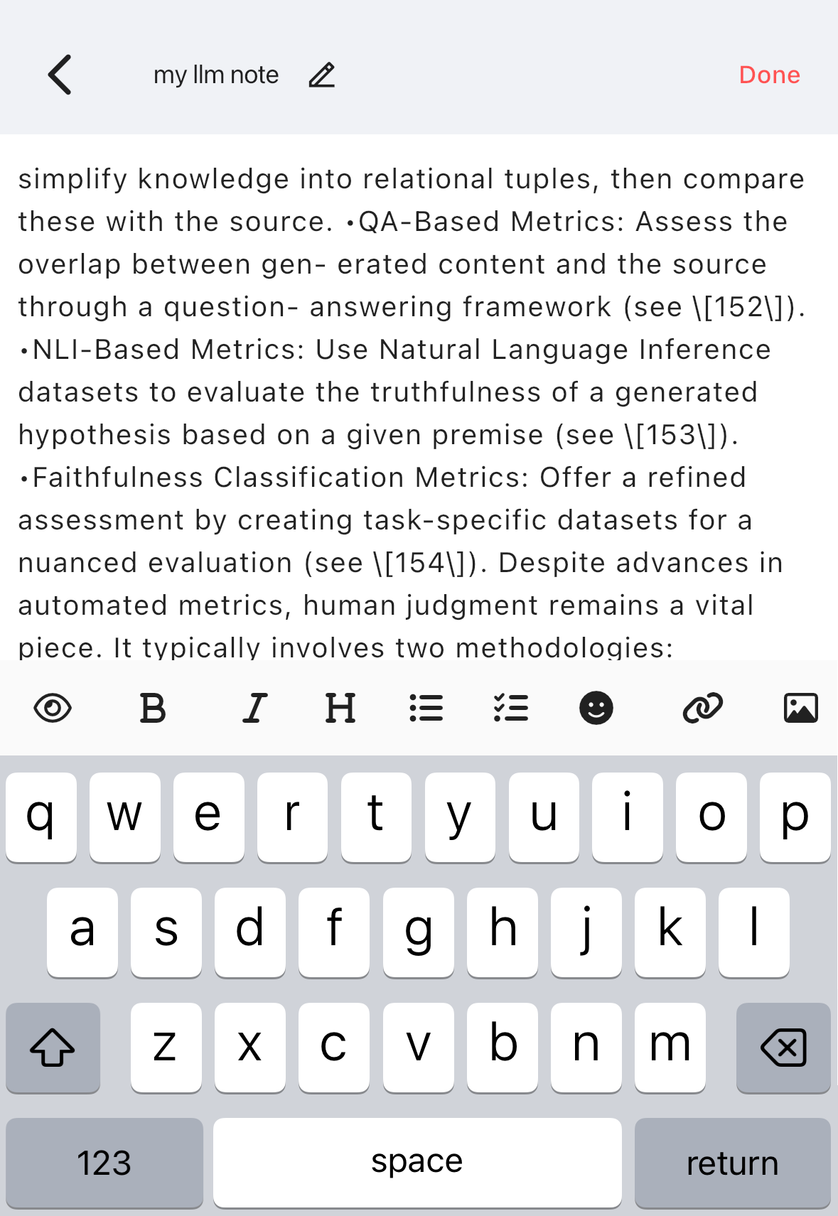 Smart Note Editor